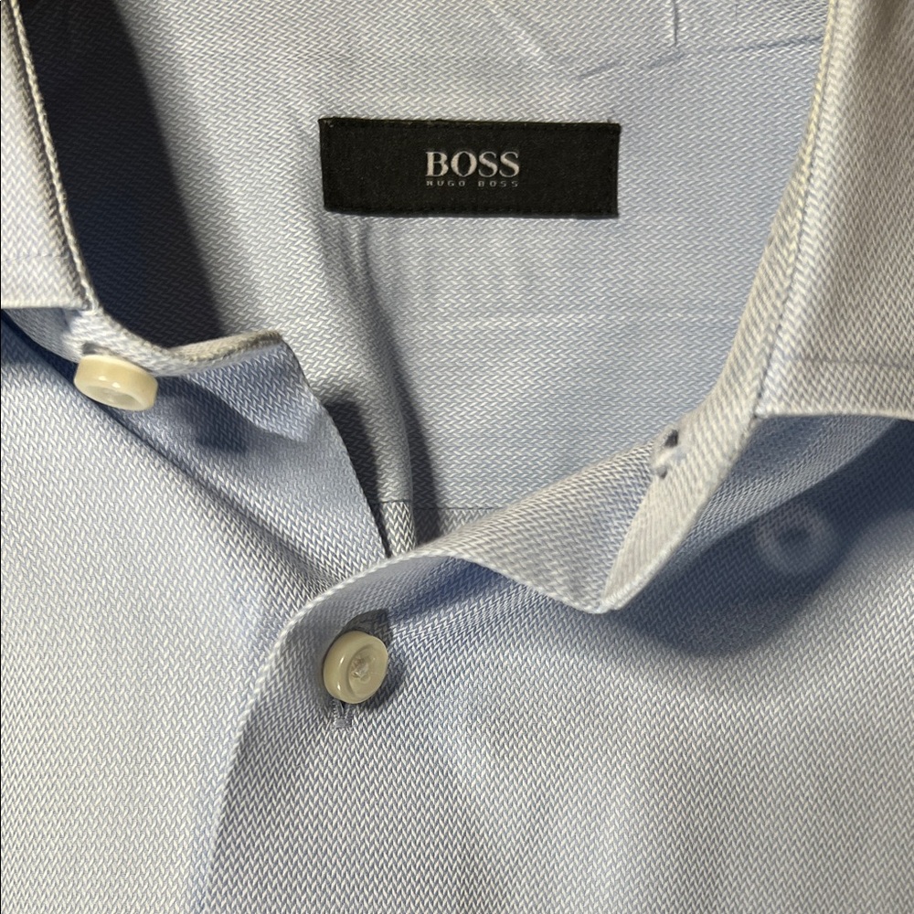 Hugo Boss Light Blue Men's Dress Shirt